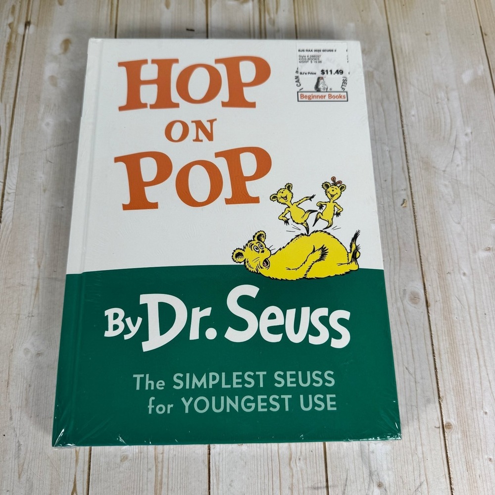 Dr. Seuss Hop on Pop & Put Me in the Zoo Lopshire Sealed Hardcover Beginner Book